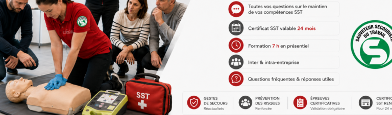 FAQ recyclage MAC SST à Lyon-Chassieu chez EVINCEL, organisme de formation certifié Qualiopi pour le maintien des compétences SST