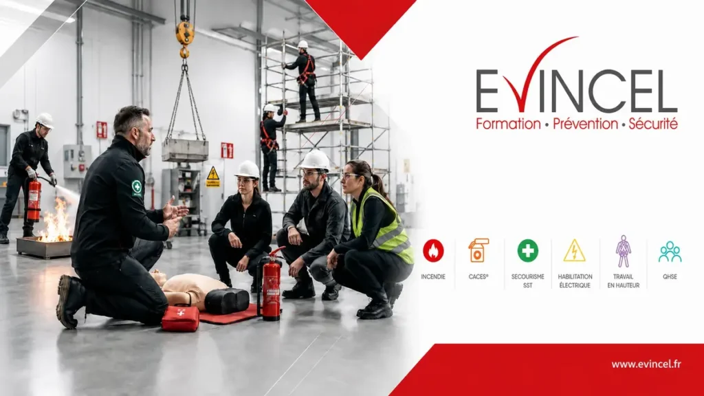 EVINCEL recrute des formateurs en sécurité au travail à Lyon et partout en France