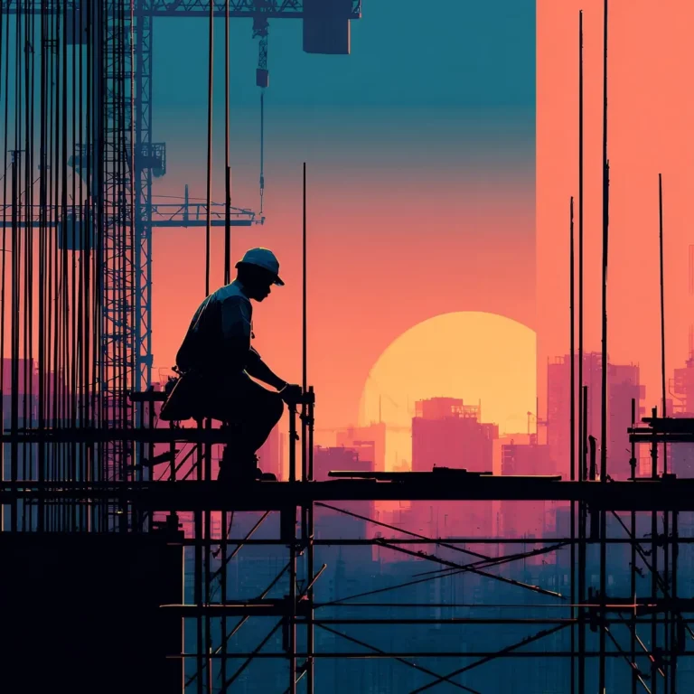 Formation échafaudage à Lyon – professionnel travaillant en sécurité sur un échafaudage
