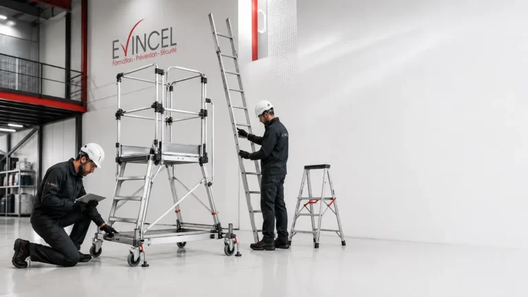Formation à l’utilisation et à la vérification des PIR, PIRL, échelles et escabeaux à Lyon – EVINCEL Formation