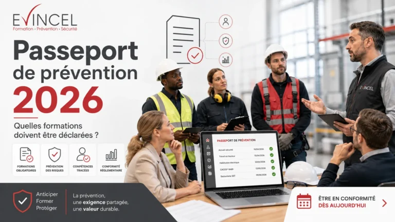 Passeport de prévention 2026 : formations obligatoires à déclarer pour la prévention des risques professionnels